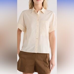 Theory short sleeved button up